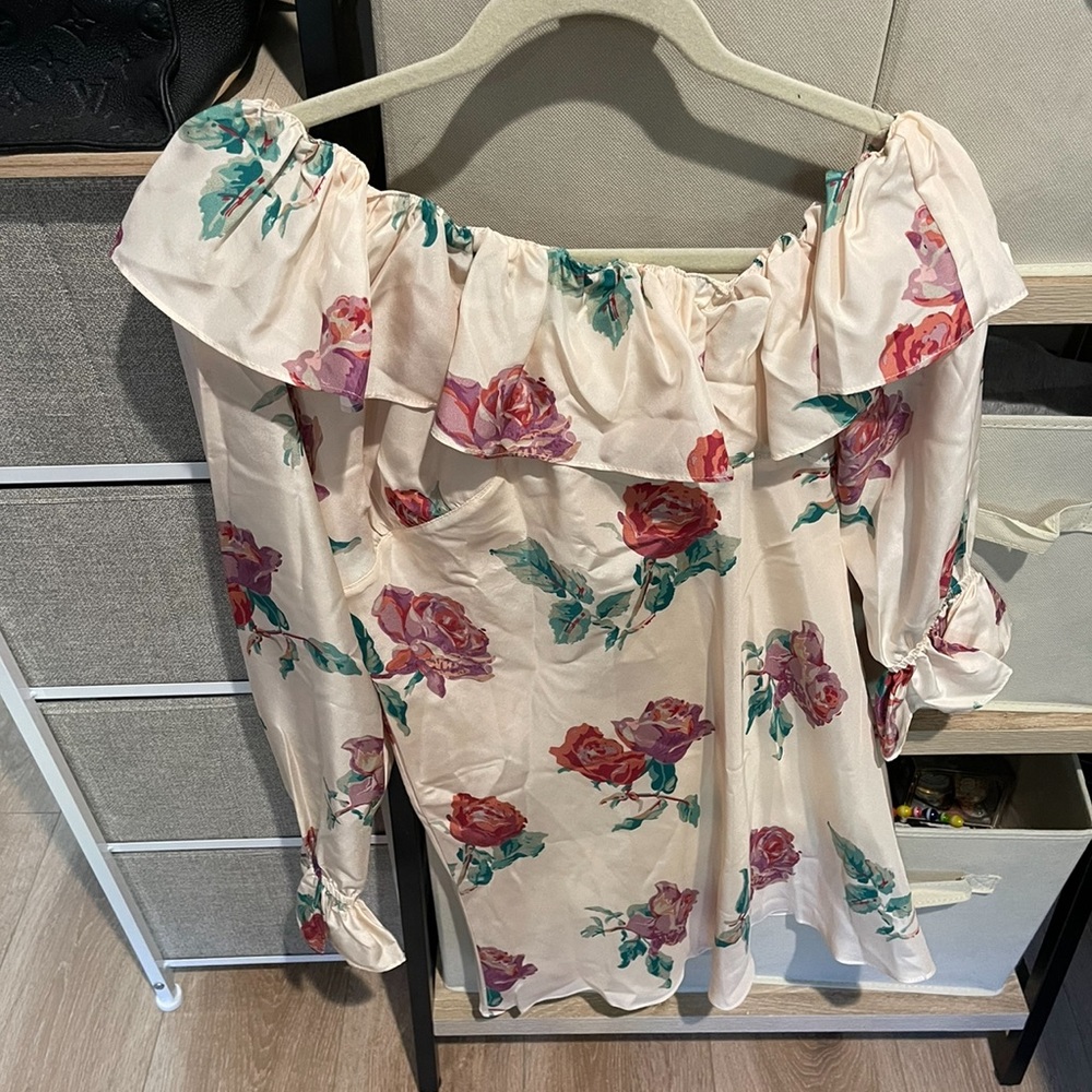 Stone cold fox off the shoulder dress